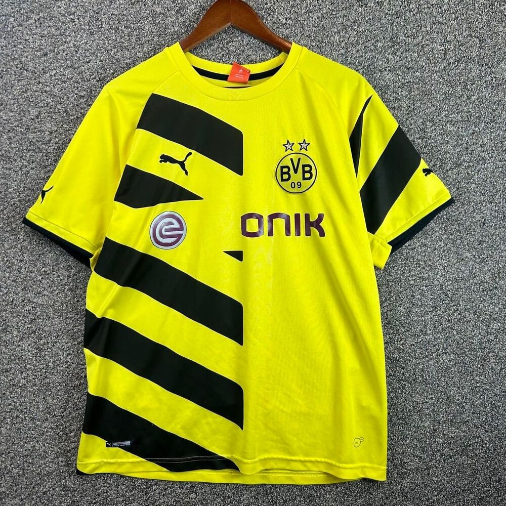 Puma Men's Yellow T-shirt